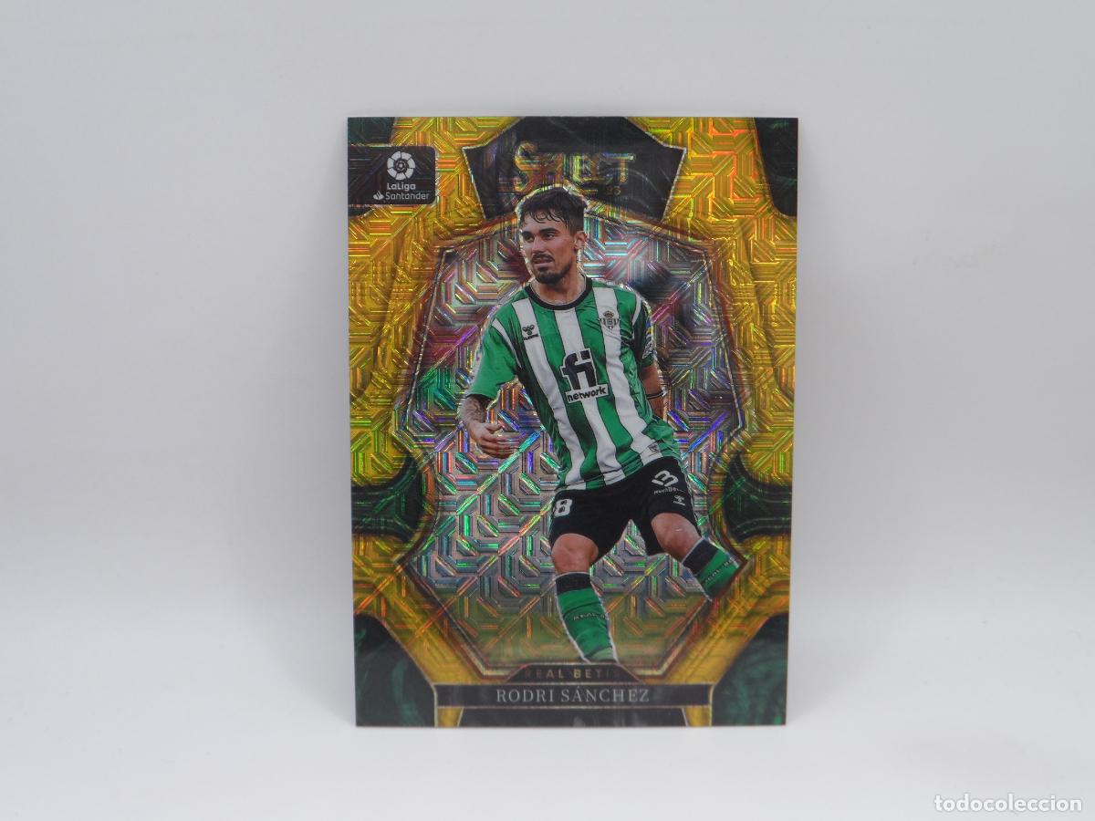 Cromos de f&uacute;tbol: 156 RODRI SANCHEZ NUMERADA /10 GOLD MOJO BETIS PANINI SELECT 2022 2023 22 23 PRIZM