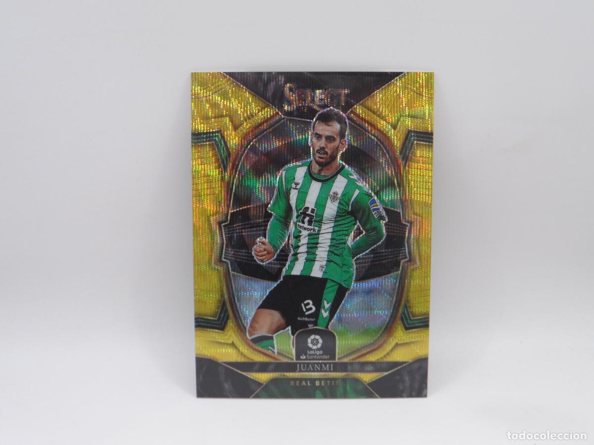 Cromos de f&uacute;tbol: 66 JUANMI NUMERADA /10 GOLD WAVE BETIS PANINI SELECT 2022 2023 22 23 PRIZM
