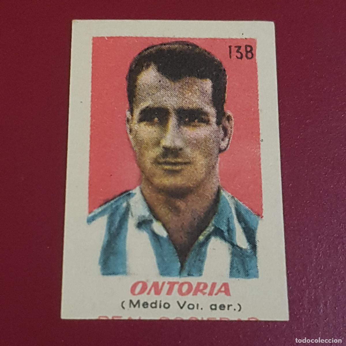 Football Stickers: BRUGUERA - ASES DEL FUTBOL - 1950 1951 - 50 51 - SOCIEDAD - ONTORIA 138 - NUNCA PEGADO