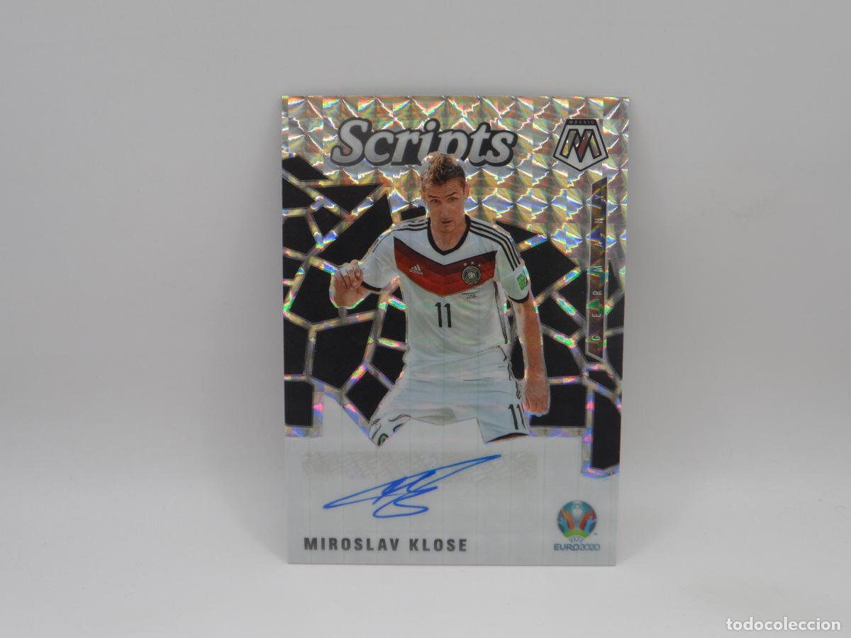Football Stickers: AUTO MIROSLAV KLOSE ALEMANIA PANINI MOSAIC EURO EUROCOPA 2020 2021 SCRIPTS AUTOGRAFO
