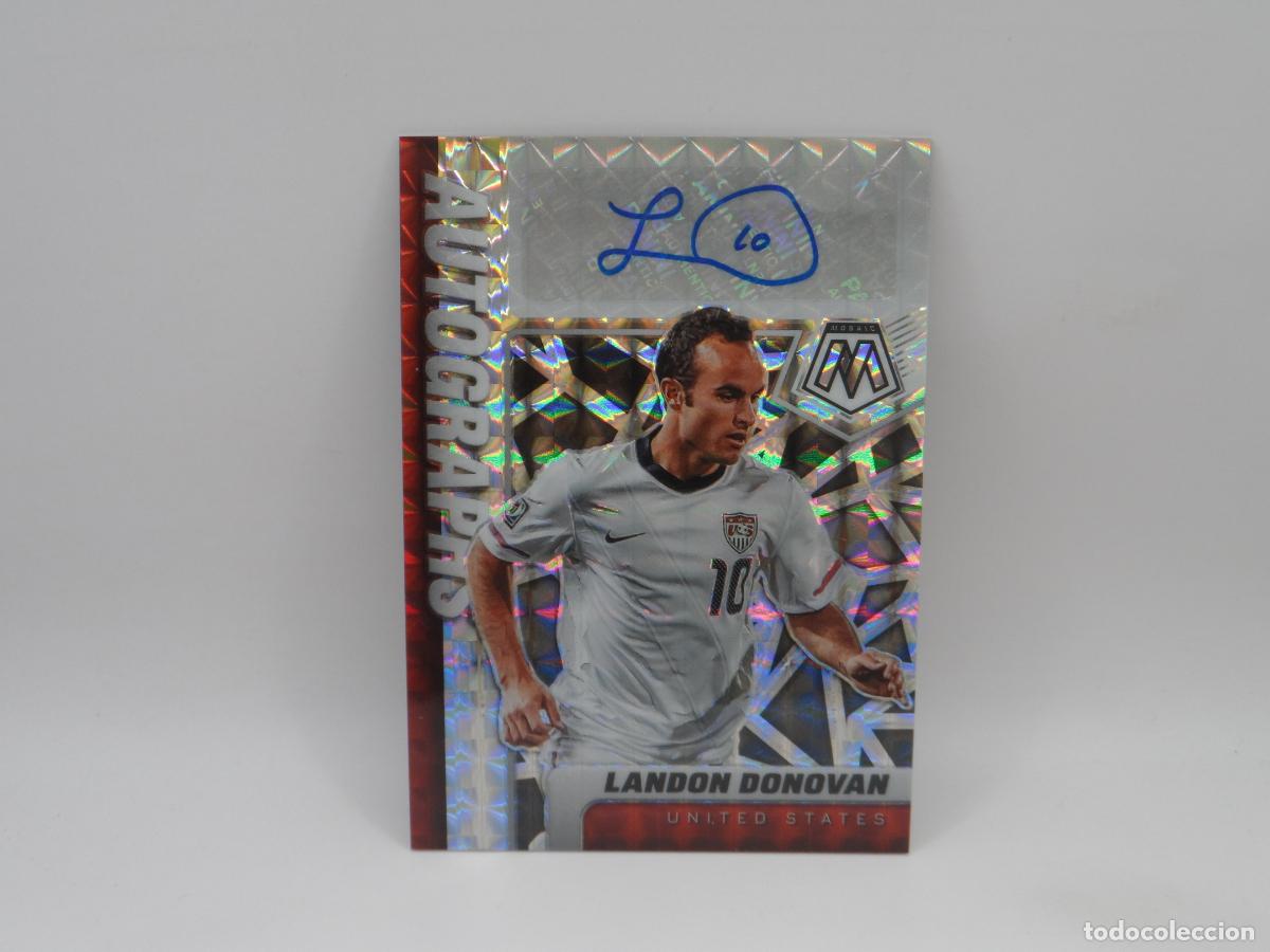 Cromos de f&uacute;tbol: AUTO LANDON DONOVAN EEUU PANINI MOSAIC 2021 2022 21 22 ROAD TO WORLD CUP QATAR AUTROGRAFO