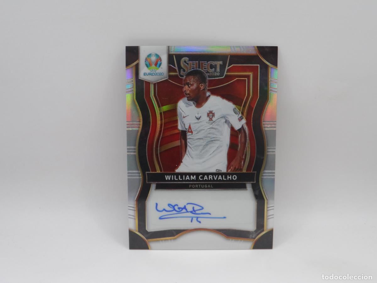 Cartes &agrave; collectionner de Football: AUTO WILLIAM CARVALHO PORTUGAL PANINI SELECT EURO 2020 PRIZM BETIS AUTOGRAFO