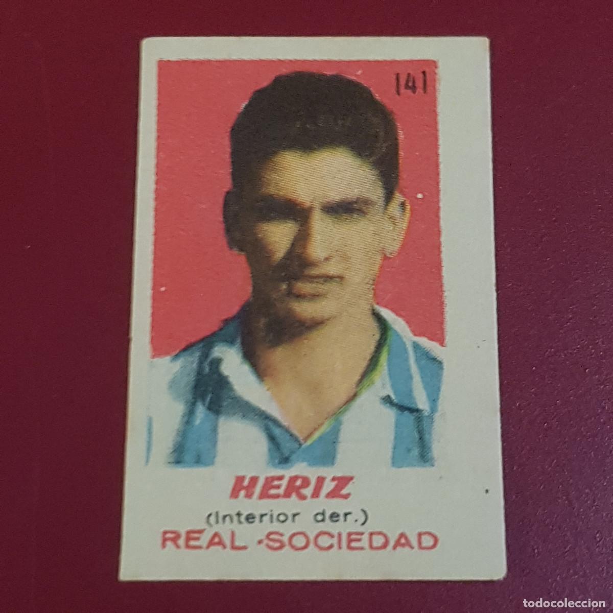 Cromos de f&uacute;tbol: BRUGUERA - ASES DEL FUTBOL - 1950 1951 - 50 51 - SOCIEDAD - HERIZ 141 - NUNCA PEGADO