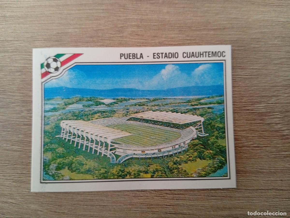 Figurine di Calcio: ESTADIO 31 PUEBLA CUAUHTEMOC MUNDIAL M&Eacute;XICO 1986 86 MUNDIAL PANINI NUNCA PEGADO SIN PEGAR