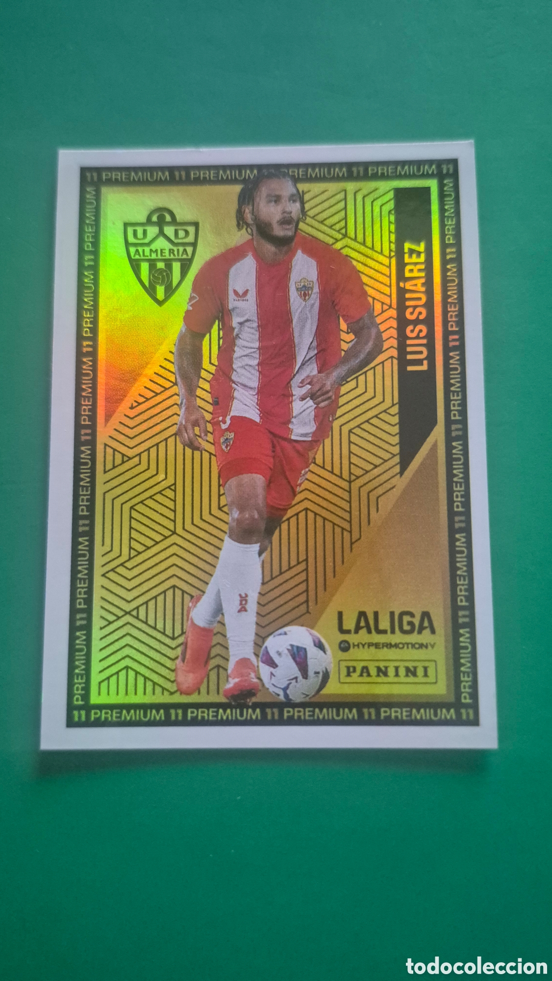 Football Stickers: CROMO FUTBOL LUIS SUAREZ U.D. ALMERIA SIN PEGAR PREMIUM LIGA HYPERMOTION 2&ordf; DIVISION 2024-2025/24-25