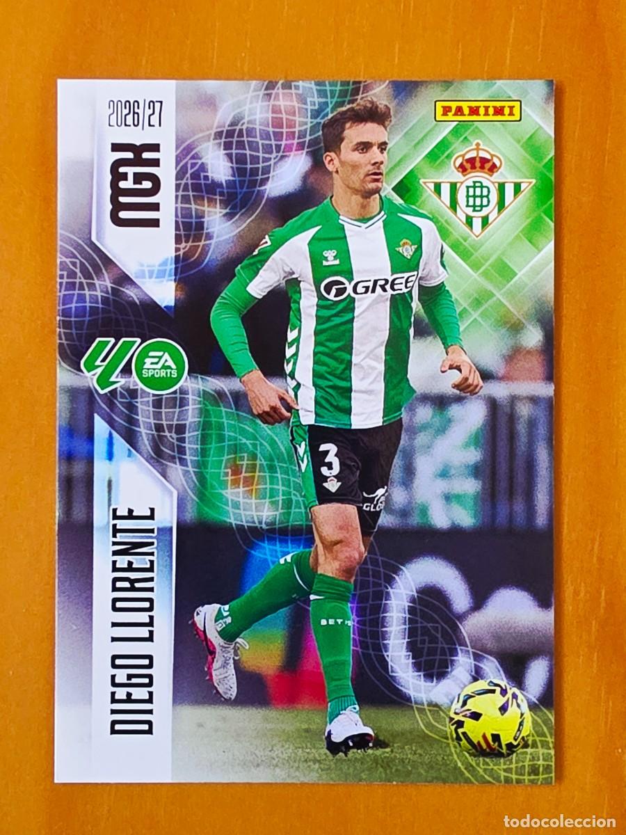 Cromos de f&uacute;tbol: 96 Diego Llorente, Real Betis, Panini Megacracks MGK 2026 2027 26 27