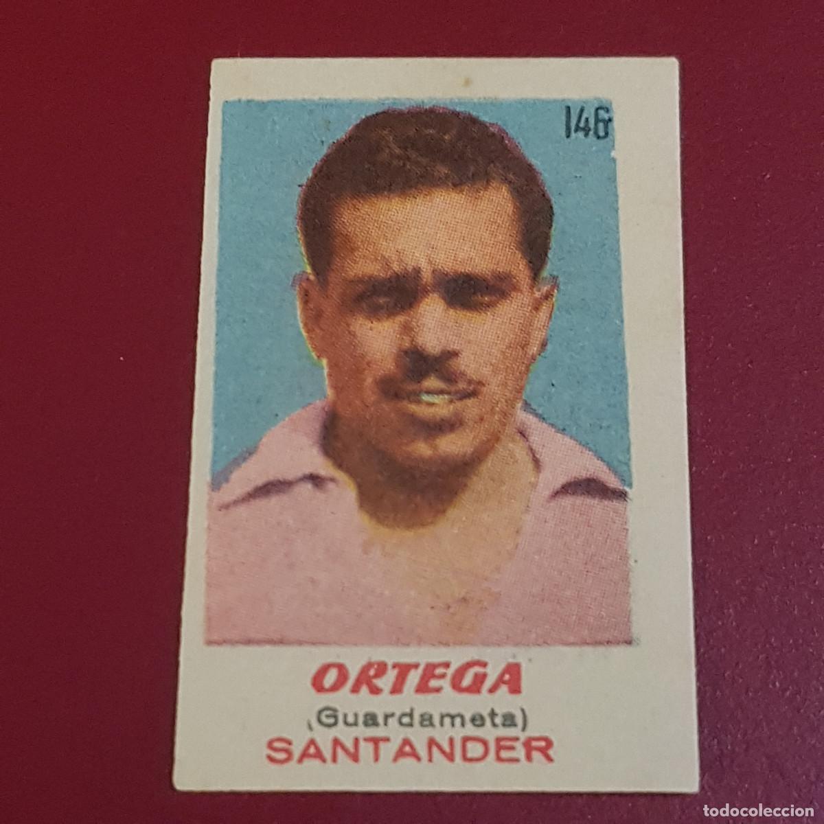 Cromos de f&uacute;tbol: BRUGUERA - ASES DEL FUTBOL - 1950 1951 - 50 51 - SANTANDER - ORTEGA 146 - NUNCA PEGADO