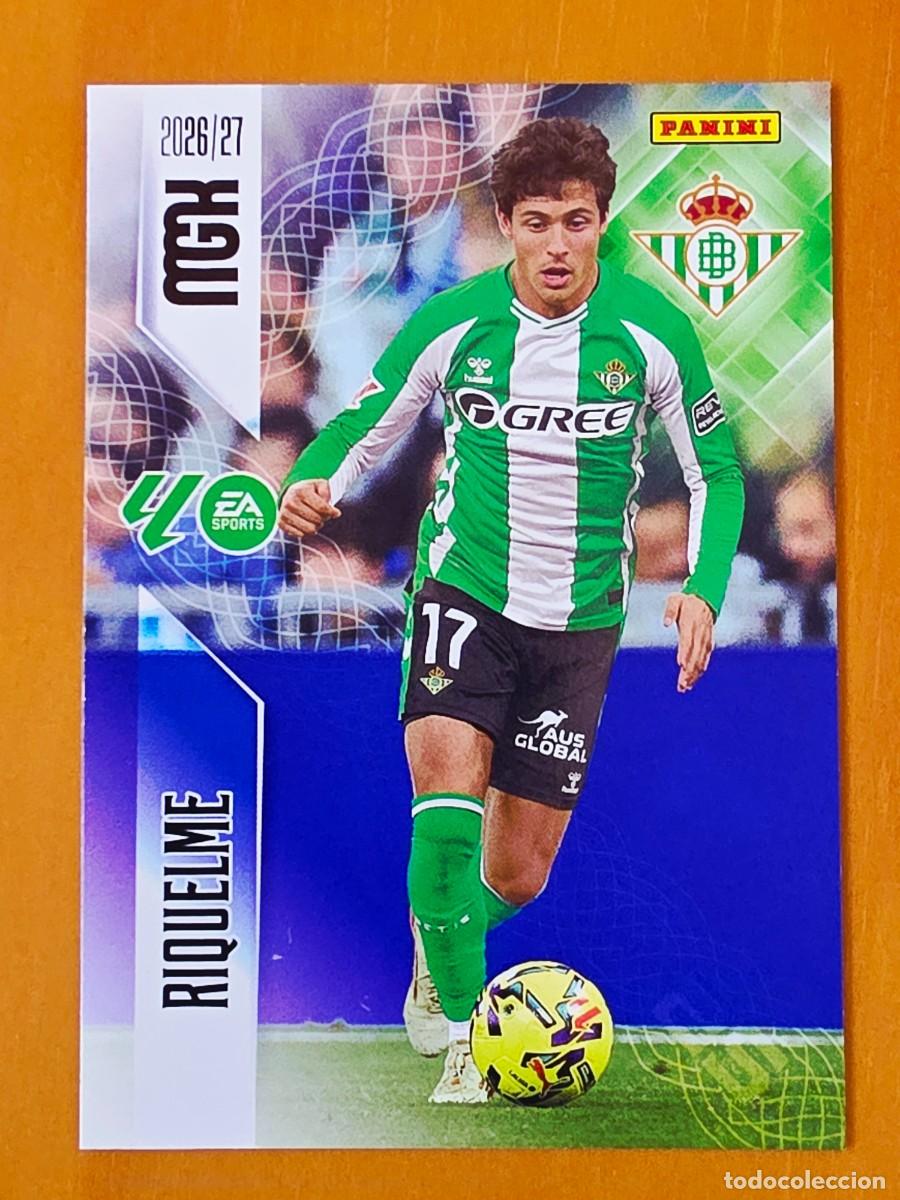 Cromos de f&uacute;tbol: 105 Rodrigo Riquelme, Real Betis, Panini Megacracks MGK 2026 2027 26 27