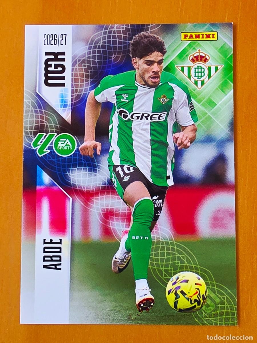 Cromos de f&uacute;tbol: 108 Ez Abde, Real Betis, Panini Megacracks MGK 2026 2027 26 27