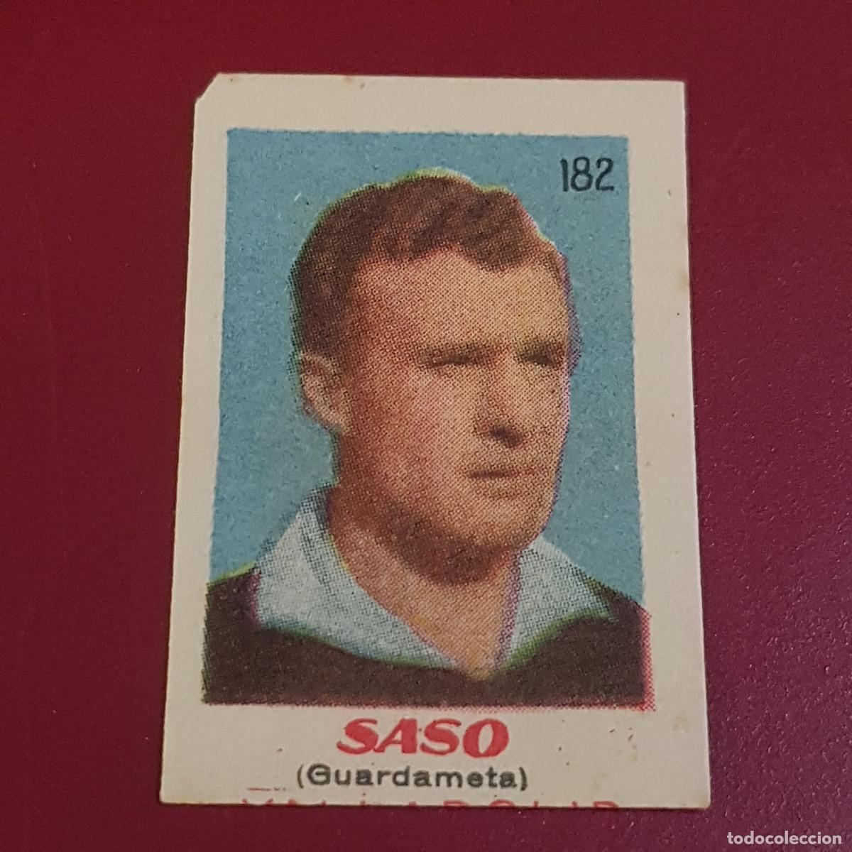 Cromos de f&uacute;tbol: BRUGUERA - ASES DEL FUTBOL - 1950 1951 - 50 51 - VALLADOLID - SASO 182 - NUNCA PEGADO
