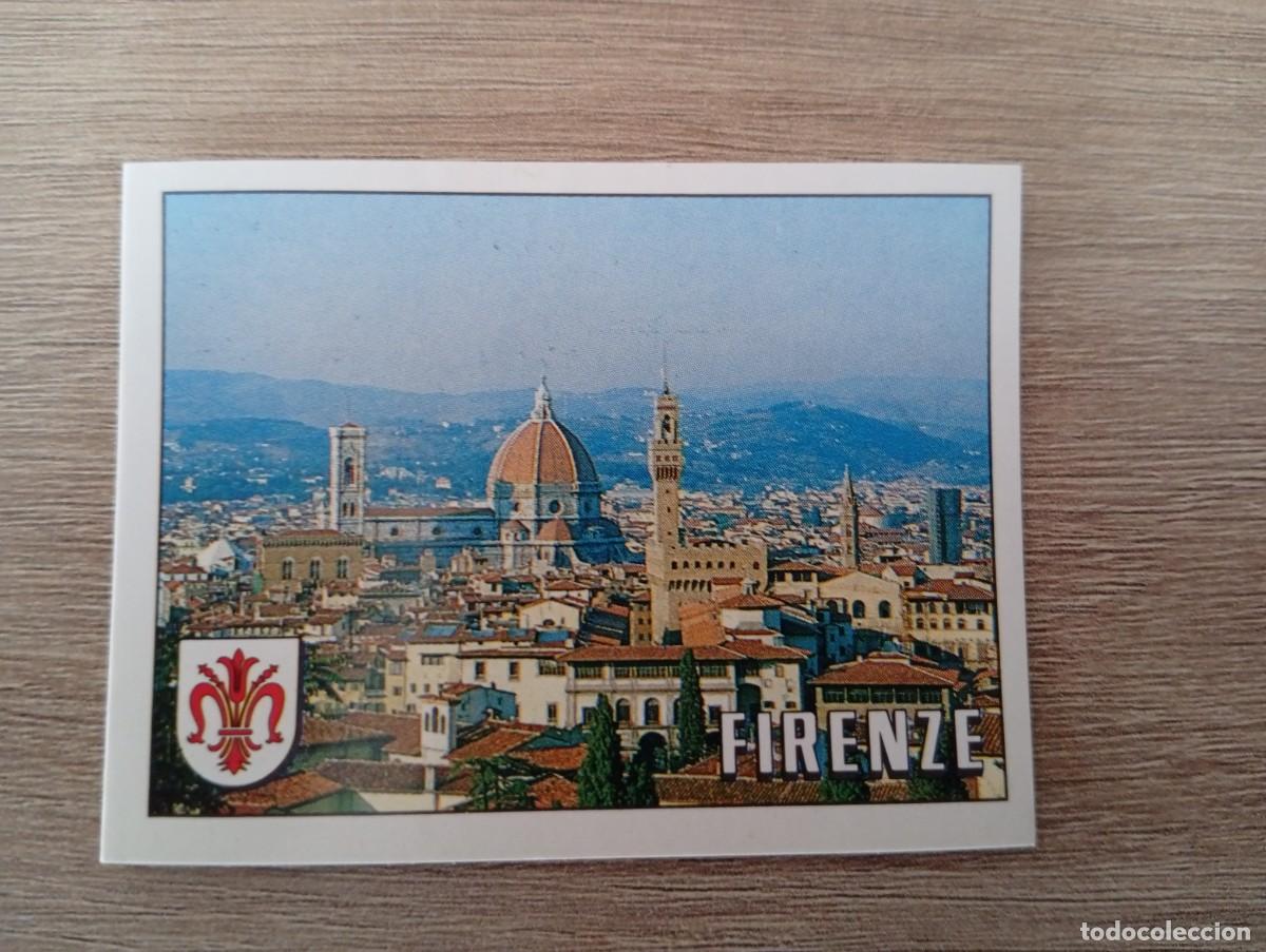 Cromos de f&uacute;tbol: CIUDAD FIRENZE 12 PANINI ITALIA 1990 90 SIN PEGAR NUNCA PEGADO