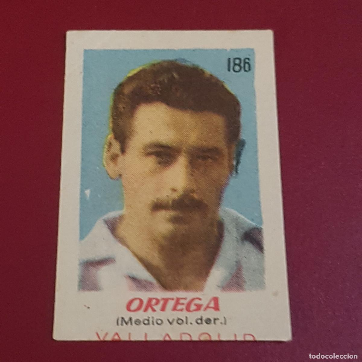 Cromos de f&uacute;tbol: BRUGUERA - ASES DEL FUTBOL - 1950 1951 - 50 51 - VALLADOLID - ORTEGA 186 - NUNCA PEGADO