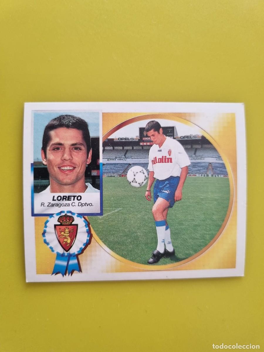 Cromos de f&uacute;tbol: CROMO LIGA ESTE 94 95 1994 1995 NUNCA PEGADO SIN PEGAR FICHAJE 18 LORETO ZARAGOZA AR1026