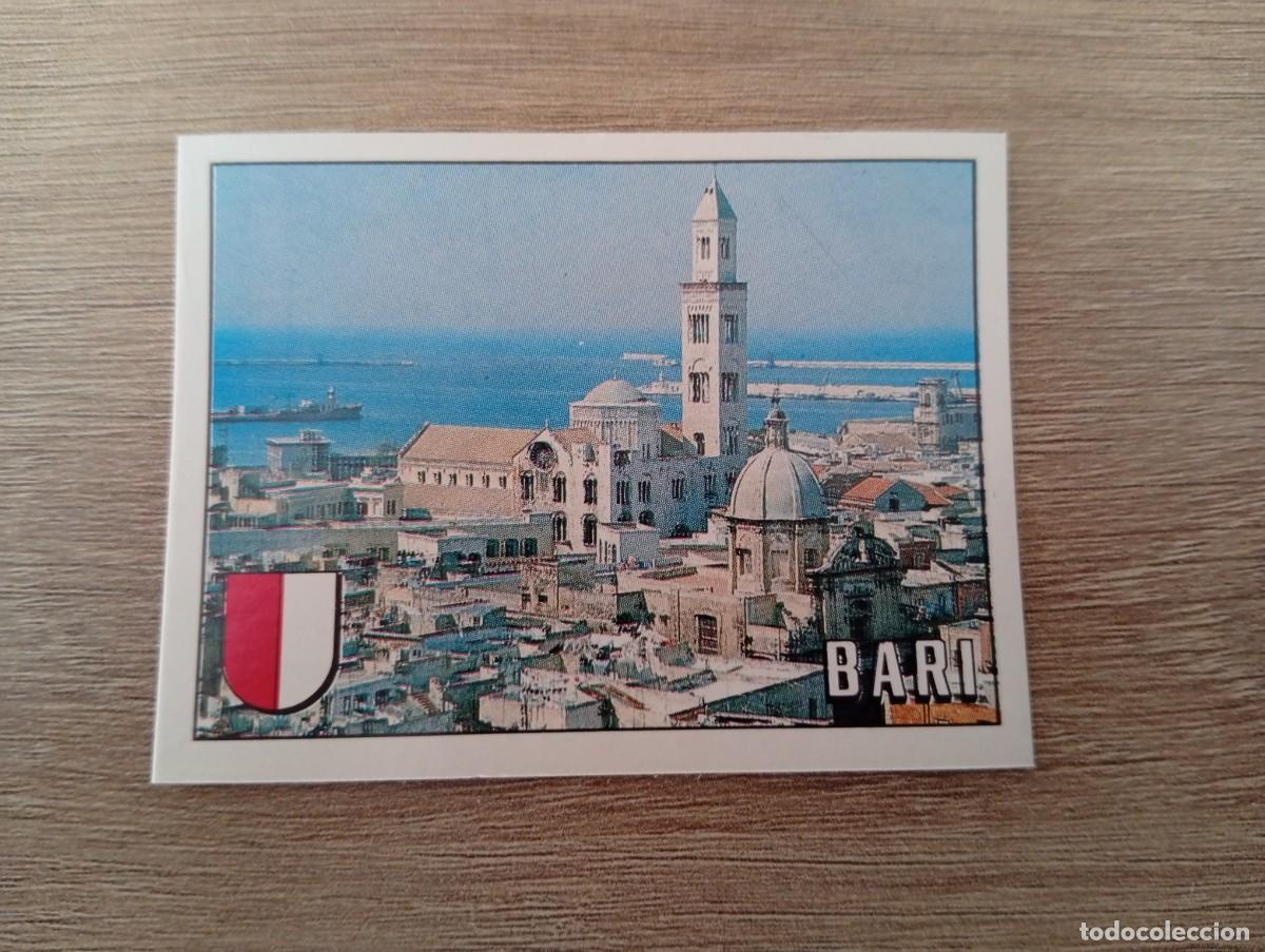 Cromos de f&uacute;tbol: CIUDAD 17 BARI PANINI ITALIA 1990 90 SIN PEGAR NUNCA PEGADO