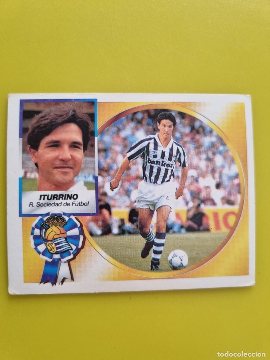 Cromos de f&uacute;tbol: CROMO LIGA ESTE 94 95 1994 1995 NUNCA PEGADO SIN PEGAR FICHAJE 11 ITURRINO REAL SOCIEDAD AR1026