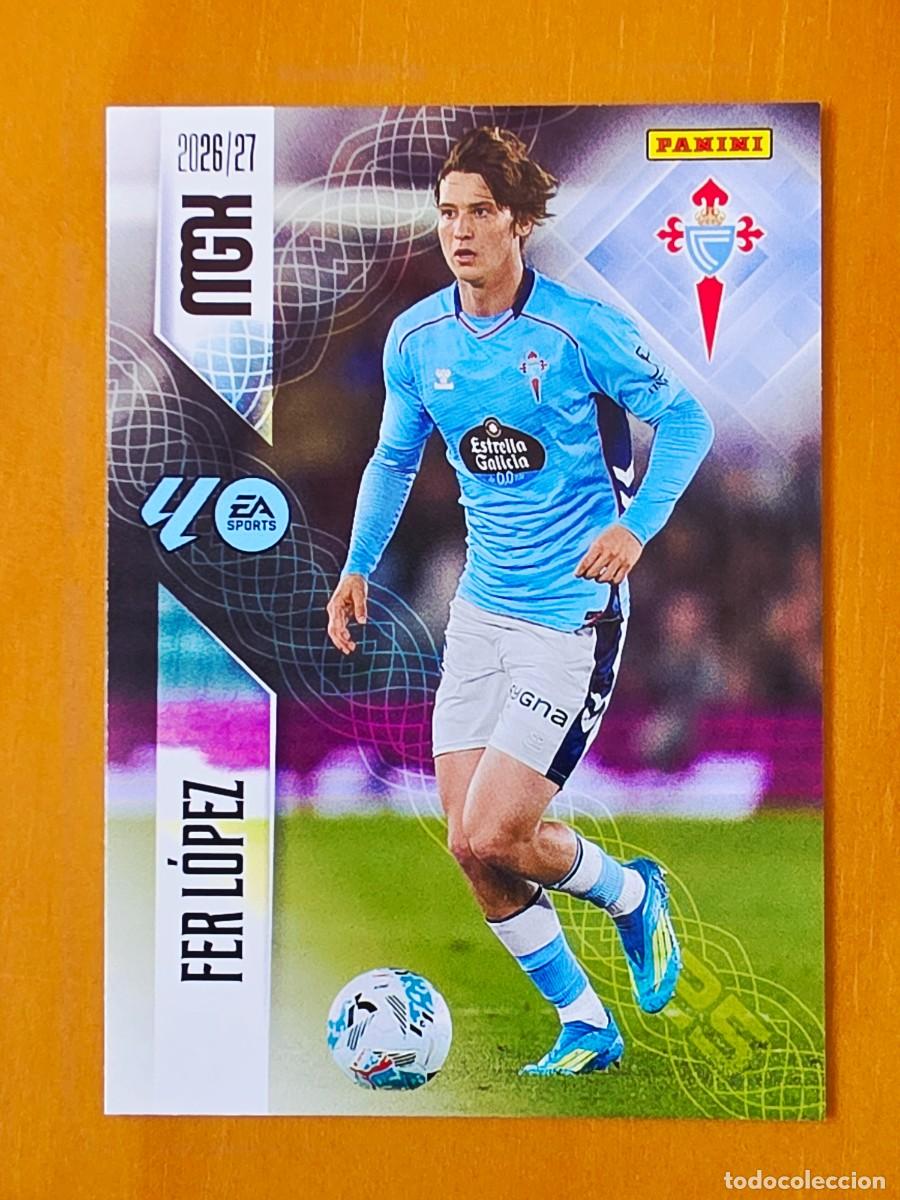 Football Stickers: 121 Fer L&oacute;pez, RC Celta de Vigo, Panini Megacracks MGK 2026 2027 26 27