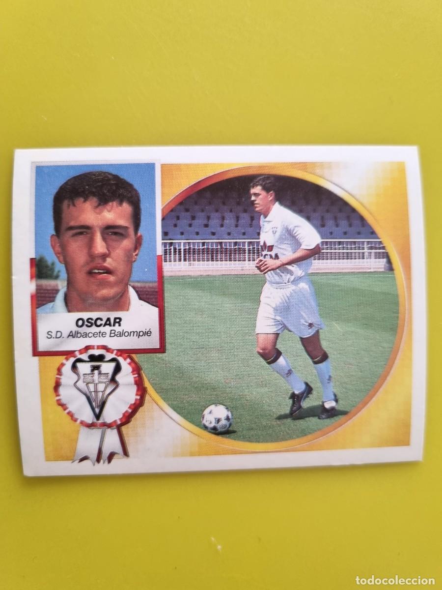 Football Stickers: CROMO LIGA ESTE 94 95 1994 1995 NUNCA PEGADO SIN PEGAR FICHAJE N&ordm; 1 OSCAR ALBACETE AR1026