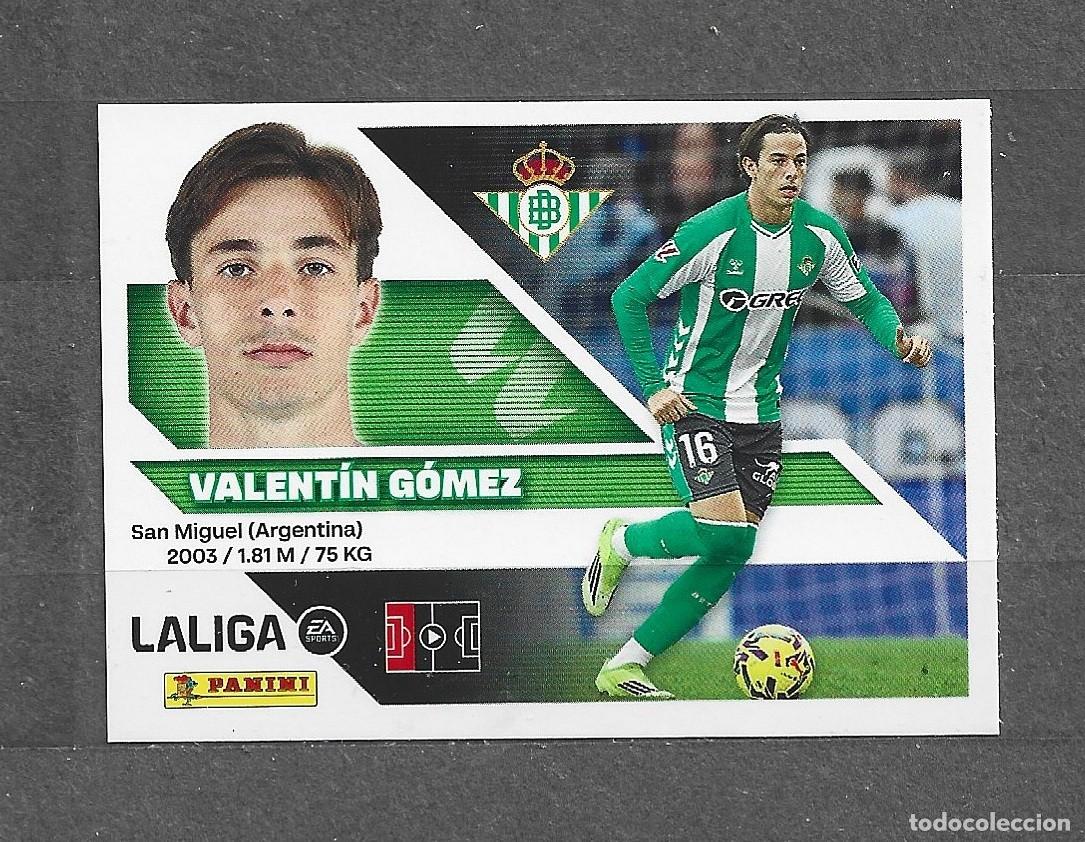 Cromos de f&uacute;tbol: Liga este 26/27 - Valent&iacute;n G&oacute;mez - N&deg; 9 - Real Betis
