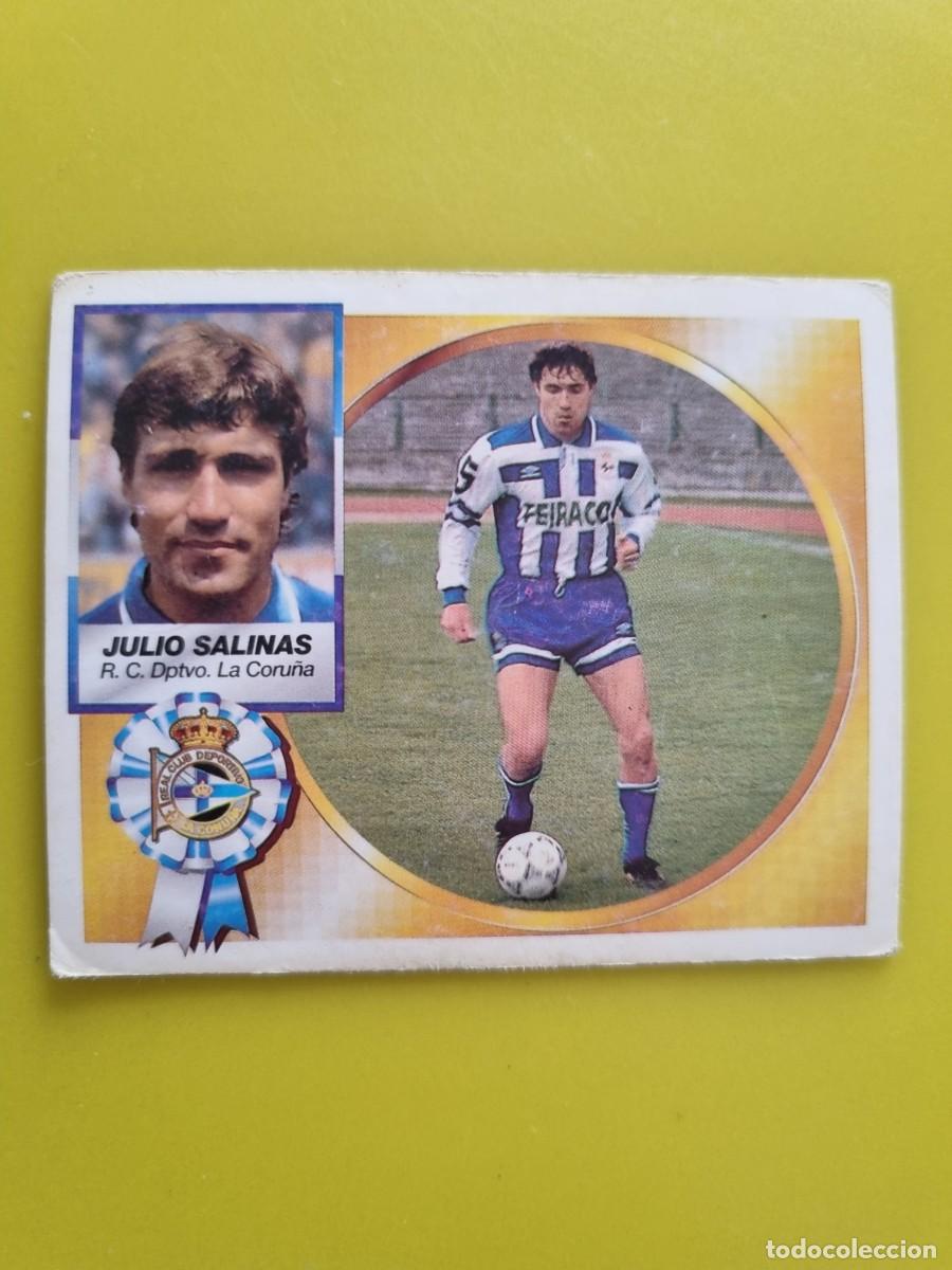 Cromos de f&uacute;tbol: LIGA ESTE 94 95 1994 1995 NUNCA PEGADO SIN PEGAR FICHAJE 7 JULIO SALINAS DEPORTIVO LA CORU&Ntilde;A AR1026