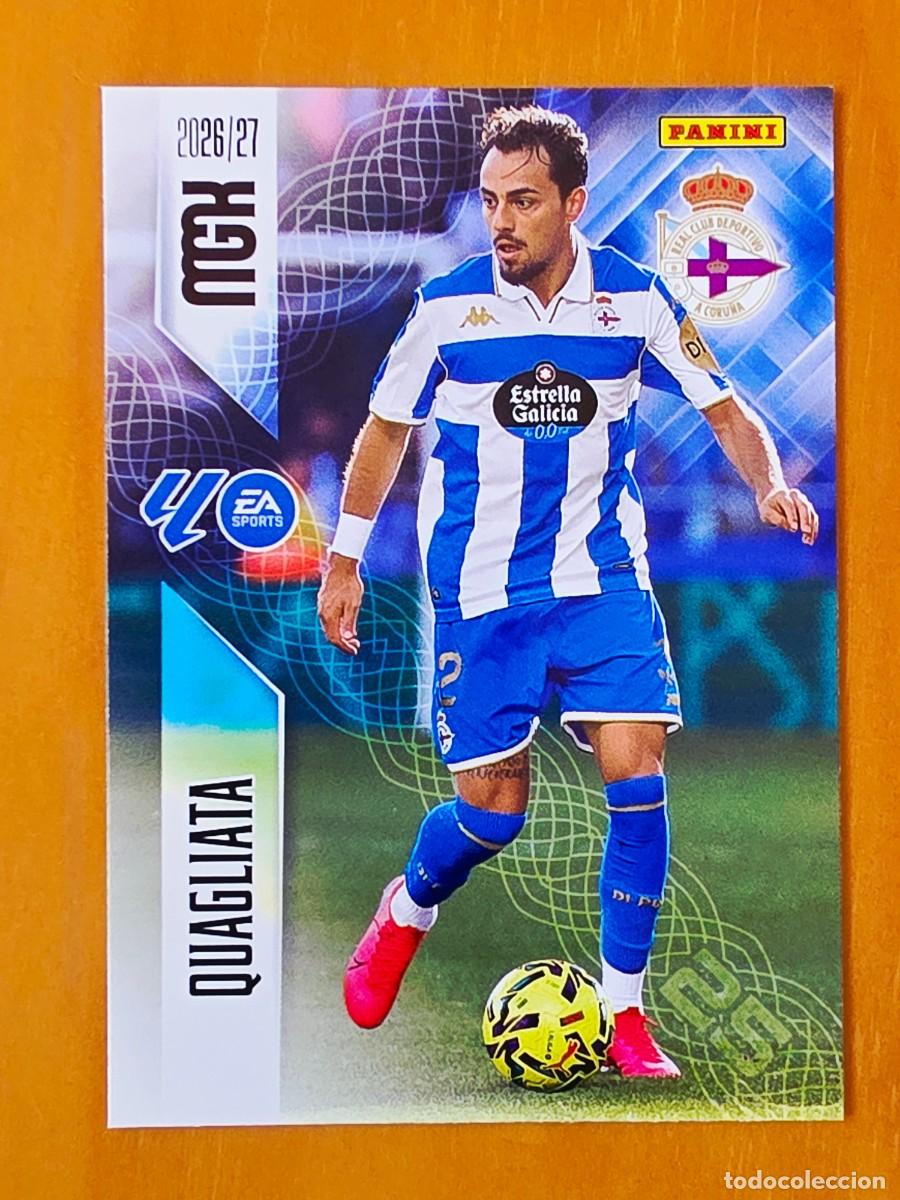 Cromos de f&uacute;tbol: 135 Giacomo Quagliata, Deportivo de A Coru&ntilde;a, Panini Megacracks MGK 2026 2027 26 27