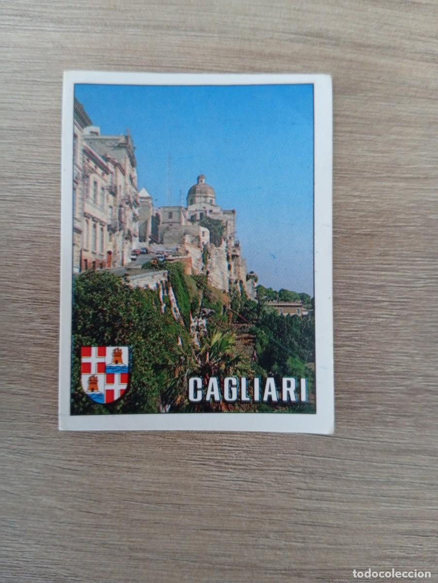 Cromos de f&uacute;tbol: CIUDAD CAGLIARI 32 PANINI ITALIA 1990 90 SIN PEGAR NUNCA PEGADO