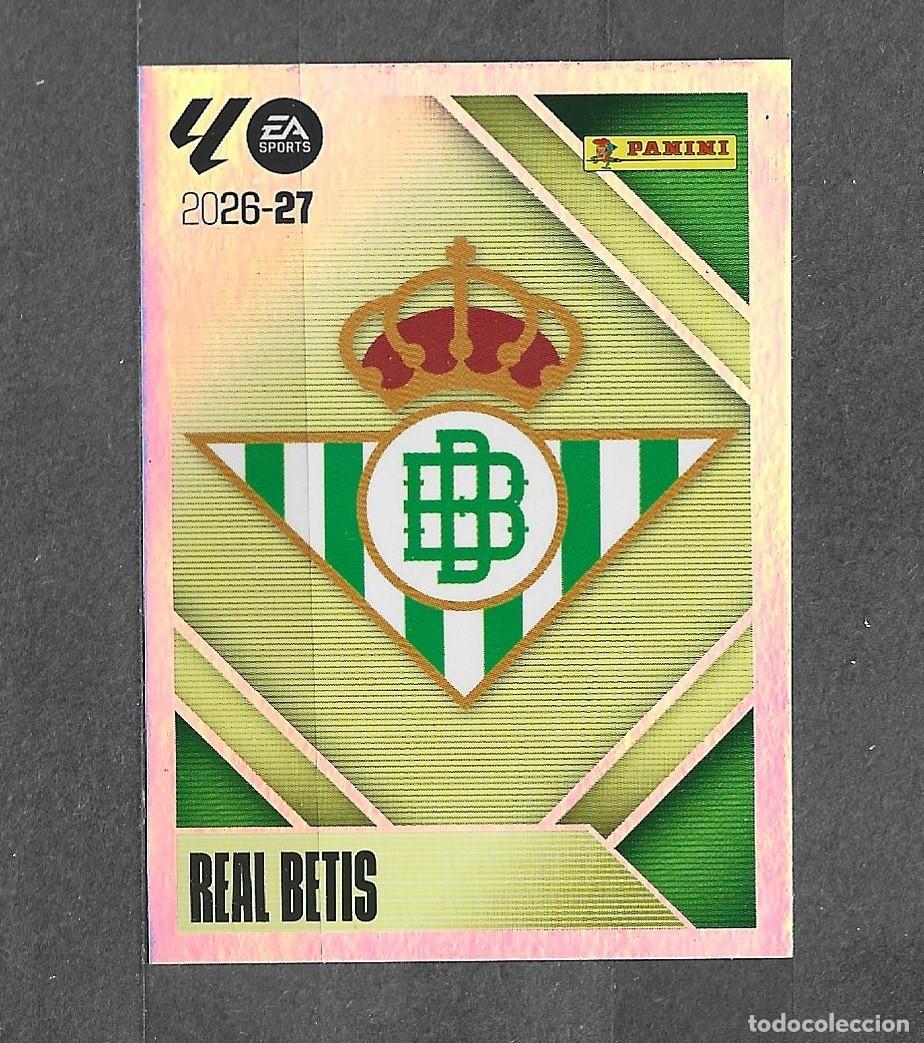 Cromos de f&uacute;tbol: Liga este 26/27 - Escudo - N&deg; 1 - Real Betis