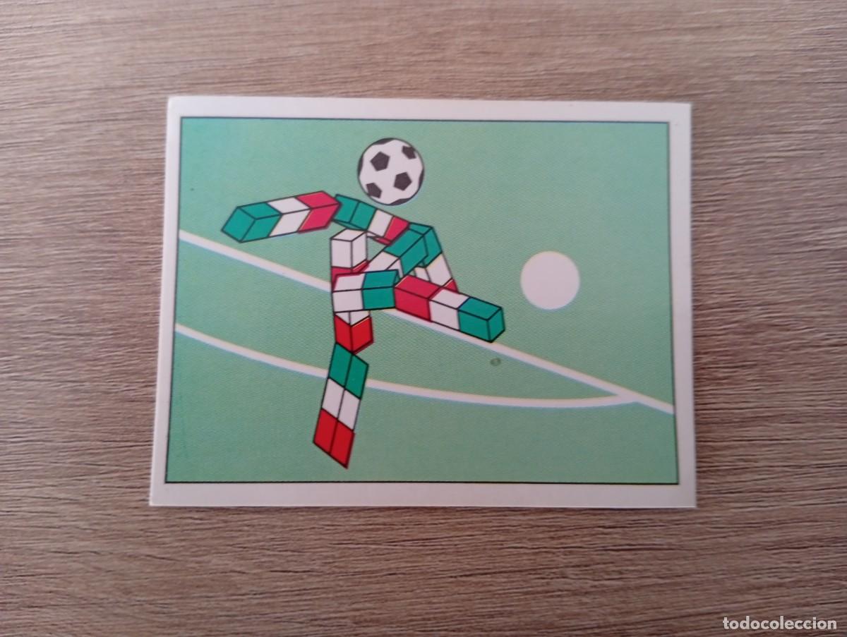 Cromos de f&uacute;tbol: MASCOTA 35 PANINI ITALIA 1990 90 SIN PEGAR NUNCA PEGADO