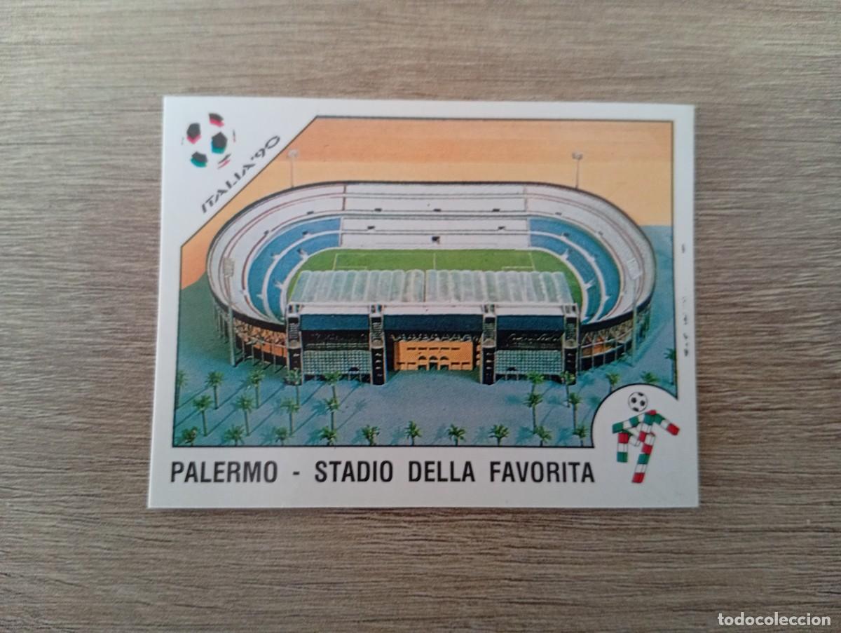 Cromos de f&uacute;tbol: ESTADIO 37 PALERMO STADIO DELLA FAVORITA PANINI ITALIA 1990 90 SIN PEGAR NUNCA PEGADO