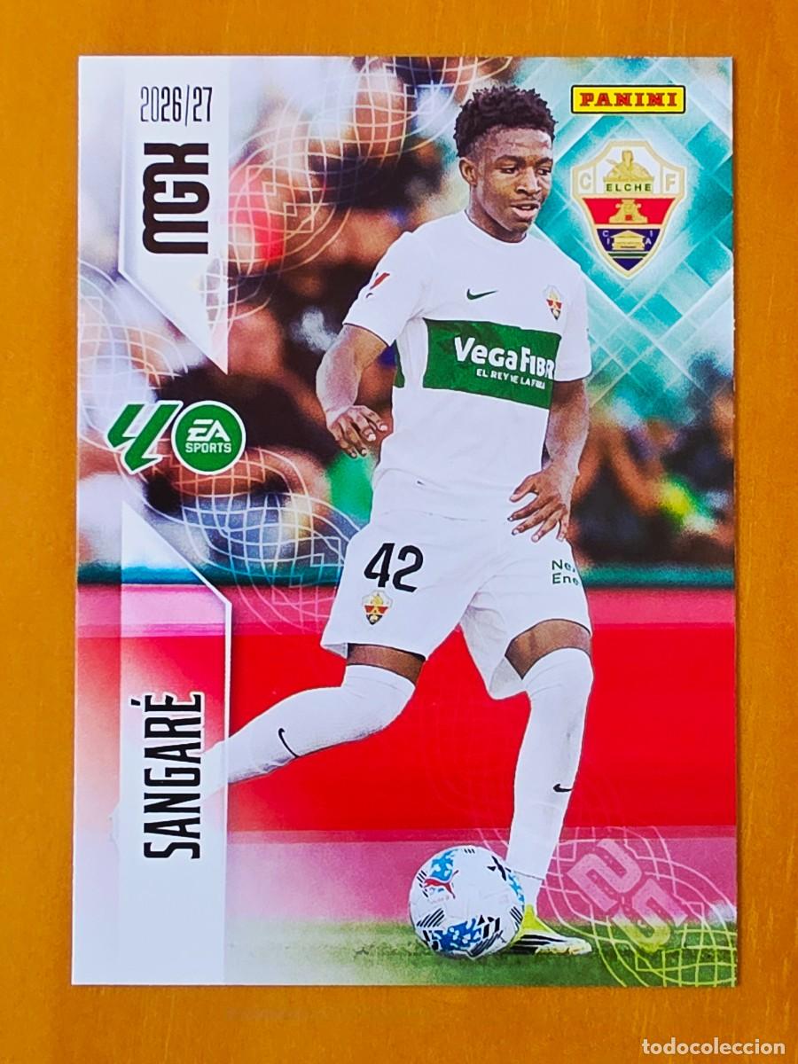 Cromos de f&uacute;tbol: 148 Aboubacar Sangar&eacute;, Elche CF, Panini Megacracks MGK 2026 2027 26 27