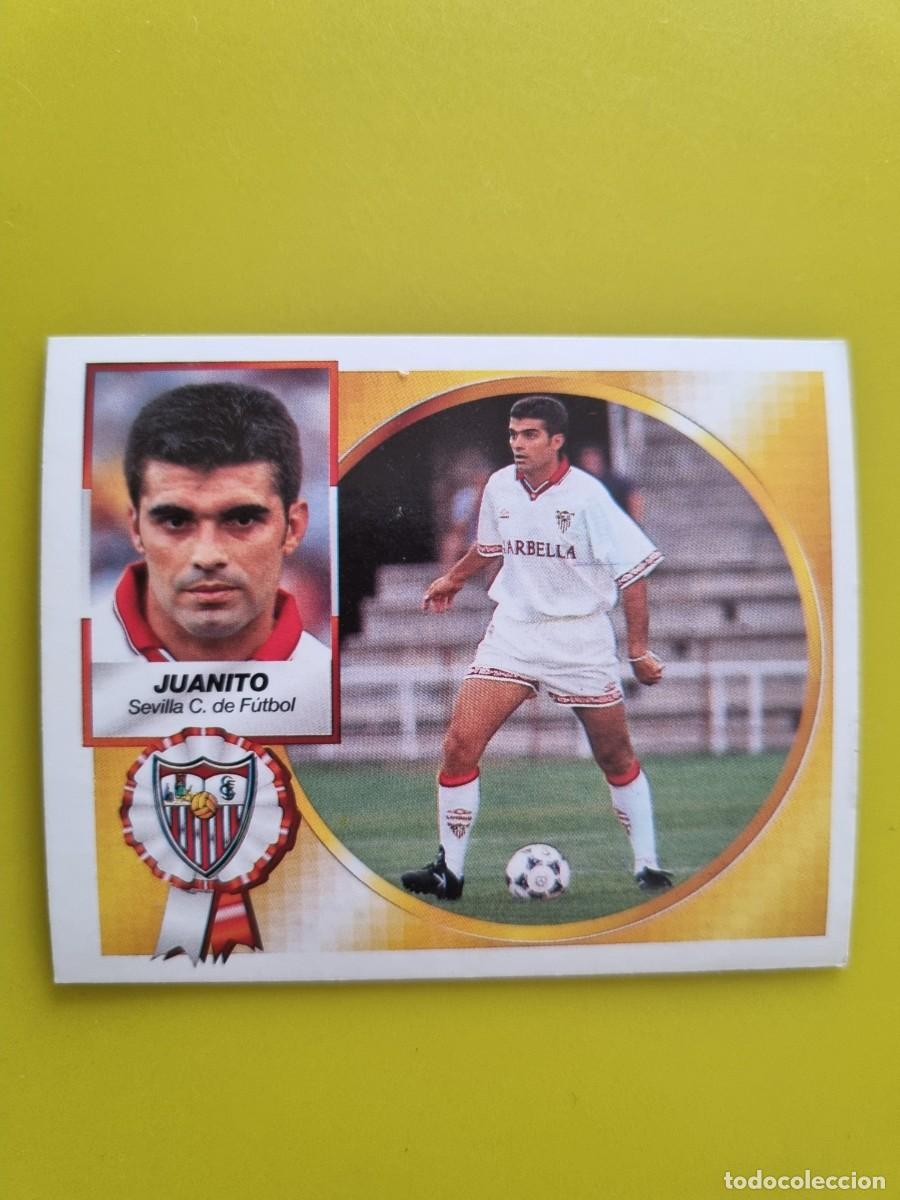 Cromos de f&uacute;tbol: LIGA ESTE 94 95 1994 1995 NUNCA PEGADO SIN PEGAR COLOCA JUANITO SEVILLA AR1026