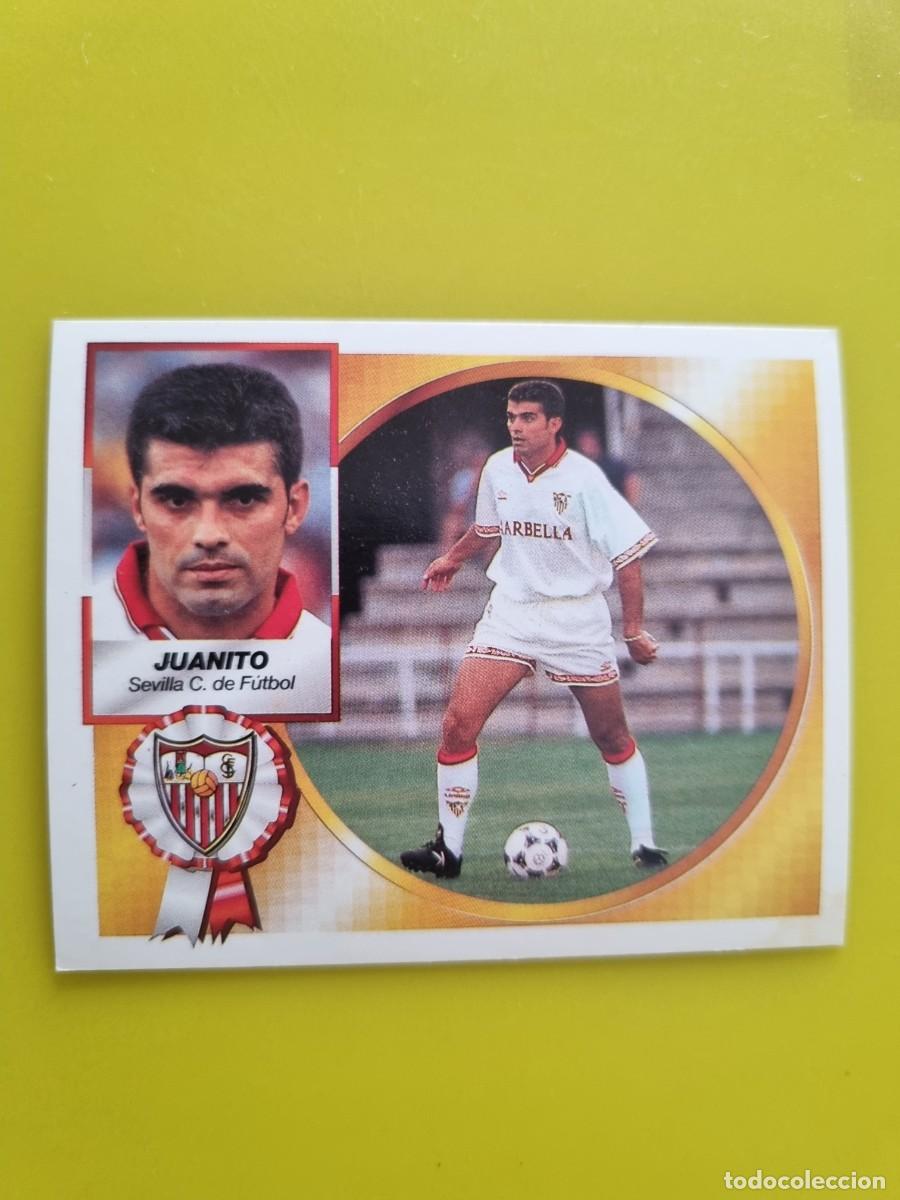 Cromos de f&uacute;tbol: LIGA ESTE 94 95 1994 1995 NUNCA PEGADO SIN PEGAR COLOCA JUANITO SEVILLA AR1026