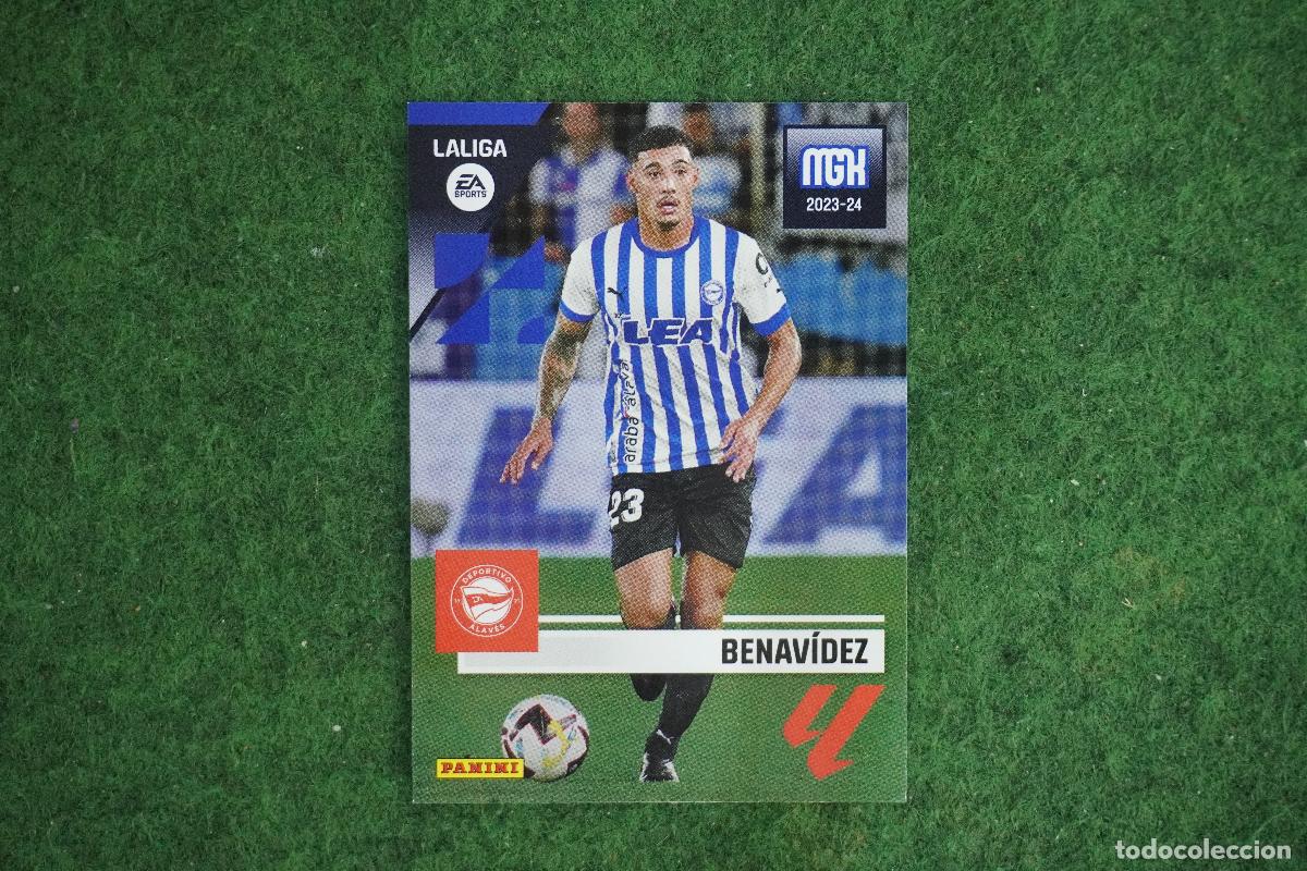 Cromos de f&uacute;tbol: 27 BENAV&Iacute;DEZ D. ALAV&Eacute;S MEGACRACKS 2023 2024 MGK 23 24 PANINI LALIGA EA SPORTS