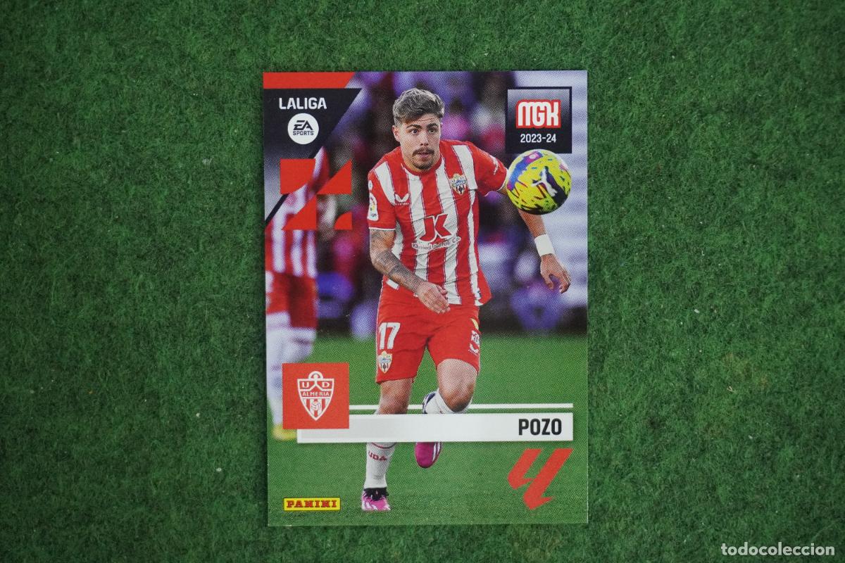 Cromos de f&uacute;tbol: 40 POZO UD ALMERIA MEGACRACKS 2023 2024 MGK 23 24 PANINI LALIGA EA SPORTS
