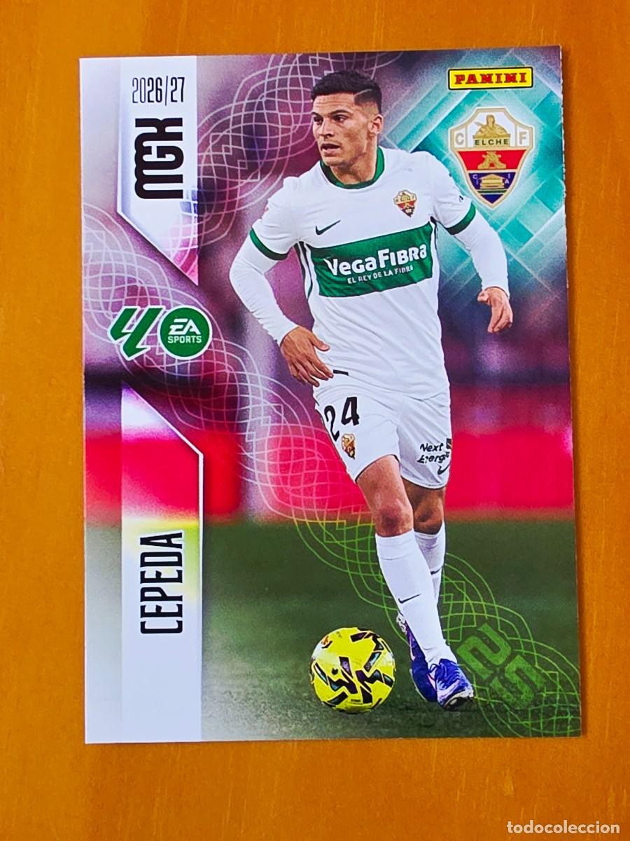 Cromos de f&uacute;tbol: 162 Lucas Cepeda, Elche CF, Panini Megacracks MGK 2026 2027 26 27