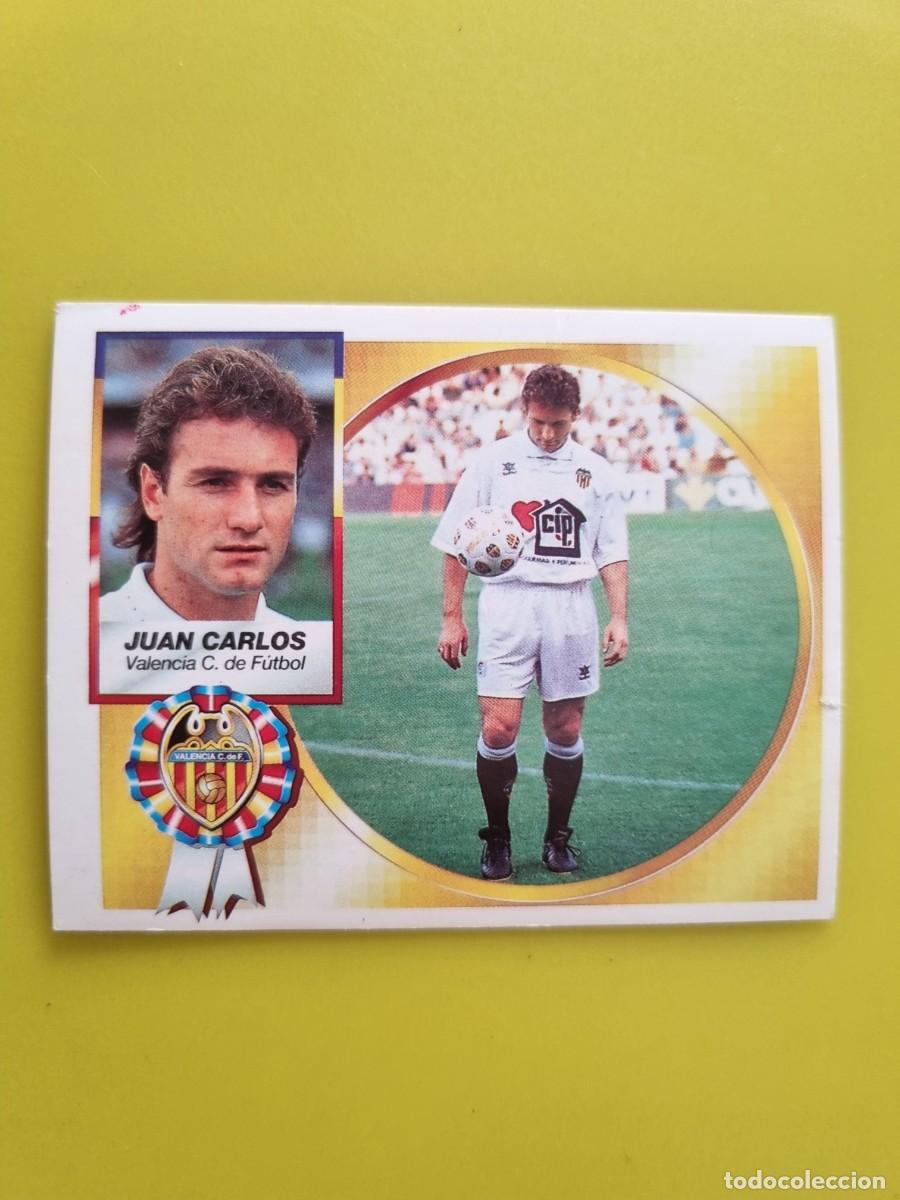 Figurine di Calcio: LIGA ESTE 94 95 1994 1995 NUNCA PEGADO SIN PEGAR FICHAJE 14 JUAN CARLOS VALENCIA CF AR1026