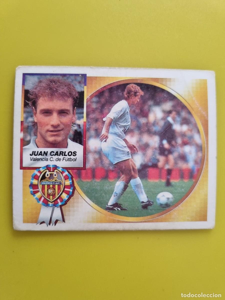 Figurine di Calcio: LIGA ESTE 94 95 1994 1995 NUNCA PEGADO SIN PEGAR FICHAJE 14 JUAN CARLOS VALENCIA CF AR1026