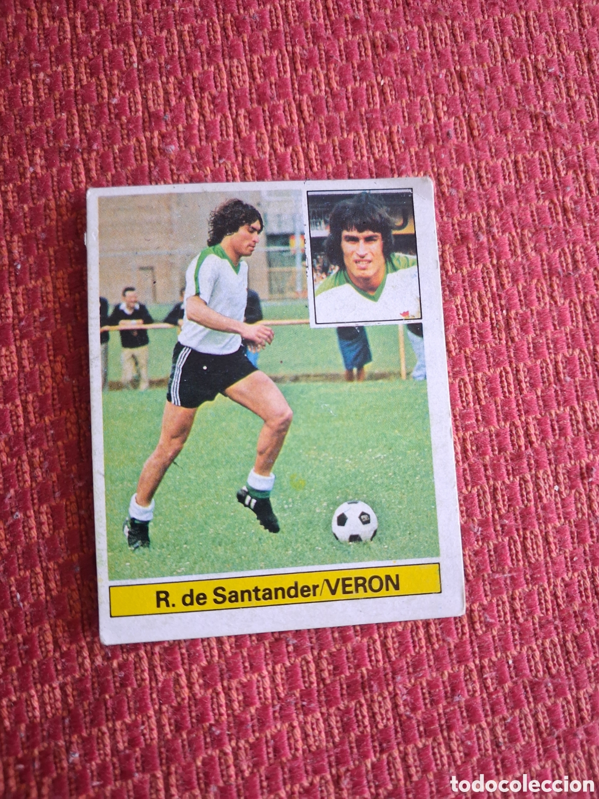 Fu&szlig;ball-Sticker: Liga este 81 82 veron del racing de Santander recuperado del &aacute;lbum ver fotos