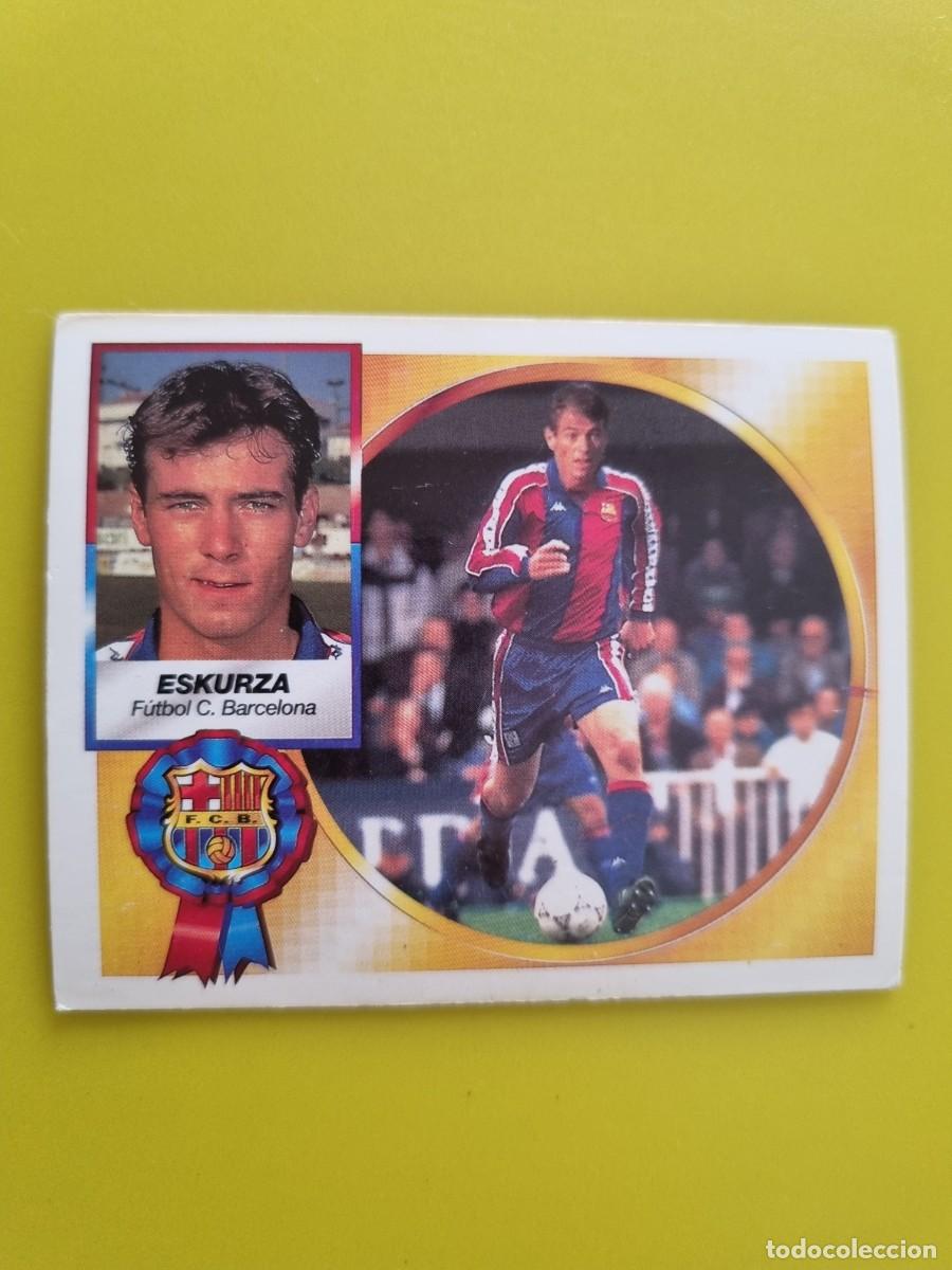 Cromos de f&uacute;tbol: LIGA ESTE 94 95 1994 1995 NUNCA PEGADO SIN PEGAR COLOCA ESKURZA FC BARCELONA AR1026