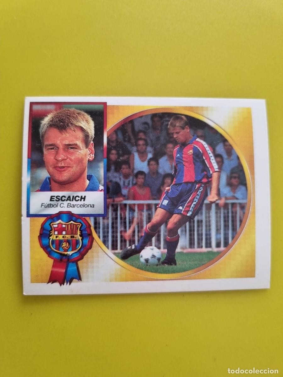 Cromos de f&uacute;tbol: LIGA ESTE 94 95 1994 1995 NUNCA PEGADO SIN PEGAR FICHAJE 19 ESCAICH FC BARCELONA AR1026