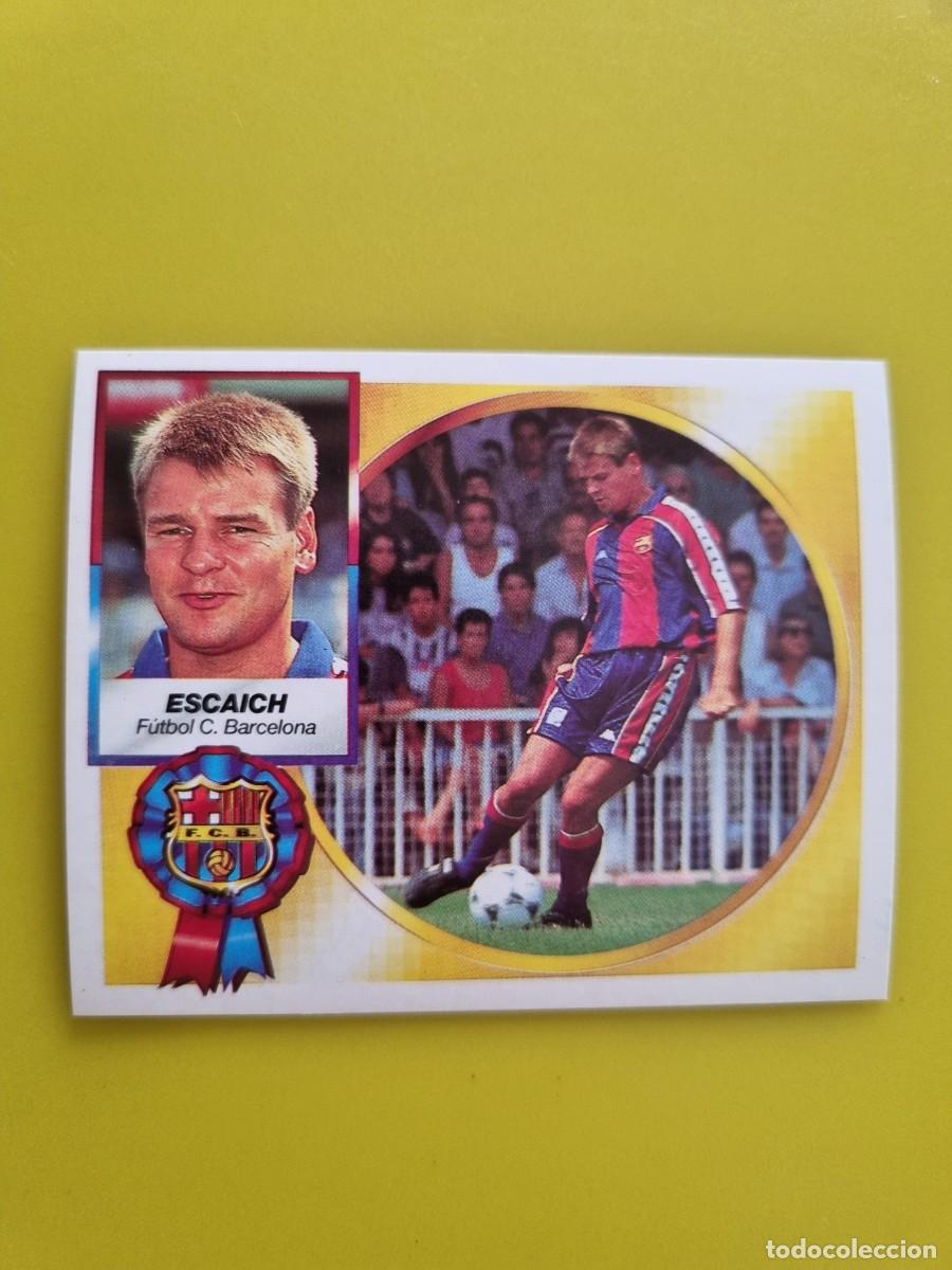 Cromos de f&uacute;tbol: LIGA ESTE 94 95 1994 1995 NUNCA PEGADO SIN PEGAR FICHAJE 19 ESCAICH FC BARCELONA AR1026