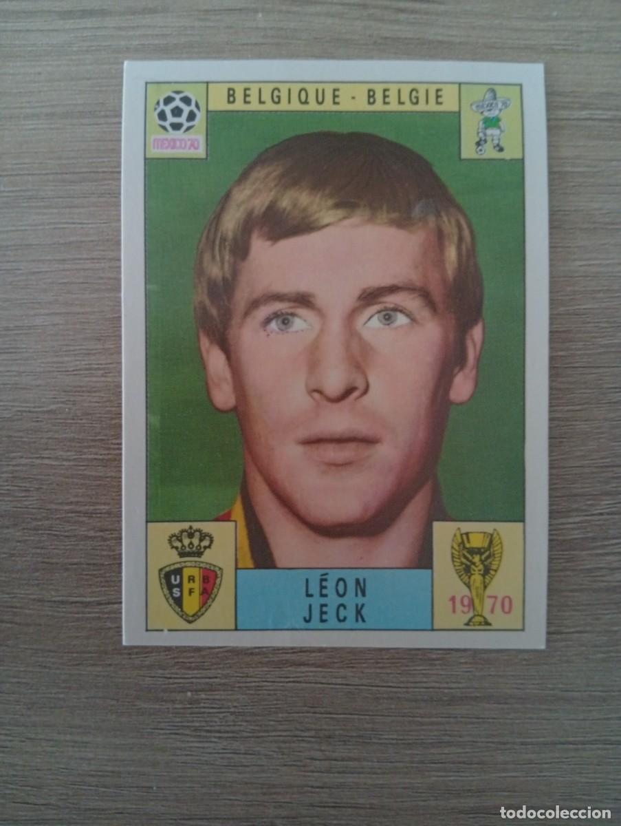 Cromos de f&uacute;tbol: LEON JECK BELGICA DESPEGADO MUNDIAL MEXICO 70 PANINI ORIGINAL