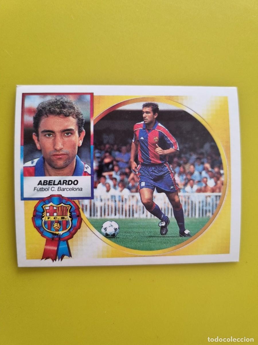 Cromos de f&uacute;tbol: LIGA ESTE 94 95 1994 1995 NUNCA PEGADO SIN PEGAR FICHAJE 3 ABELARDO FC BARCELONA AR1026