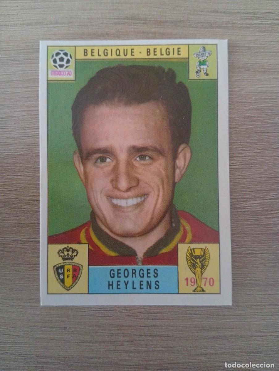 Cromos de f&uacute;tbol: GEORGES HEYLENS BELGICA DESPEGADO MUNDIAL MEXICO 70 PANINI ORIGINAL