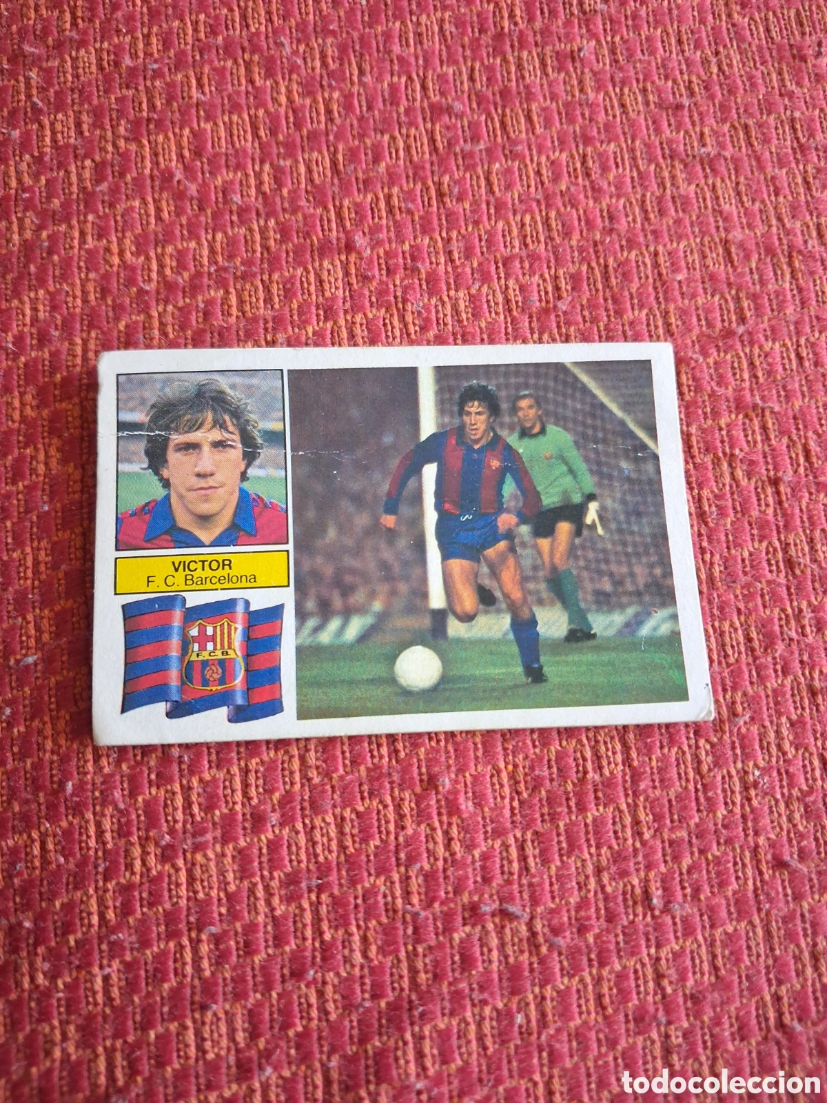 Cromos de f&uacute;tbol: Liga este 82 83 Victor del Barcelona recuperado del &aacute;lbum ver fotos