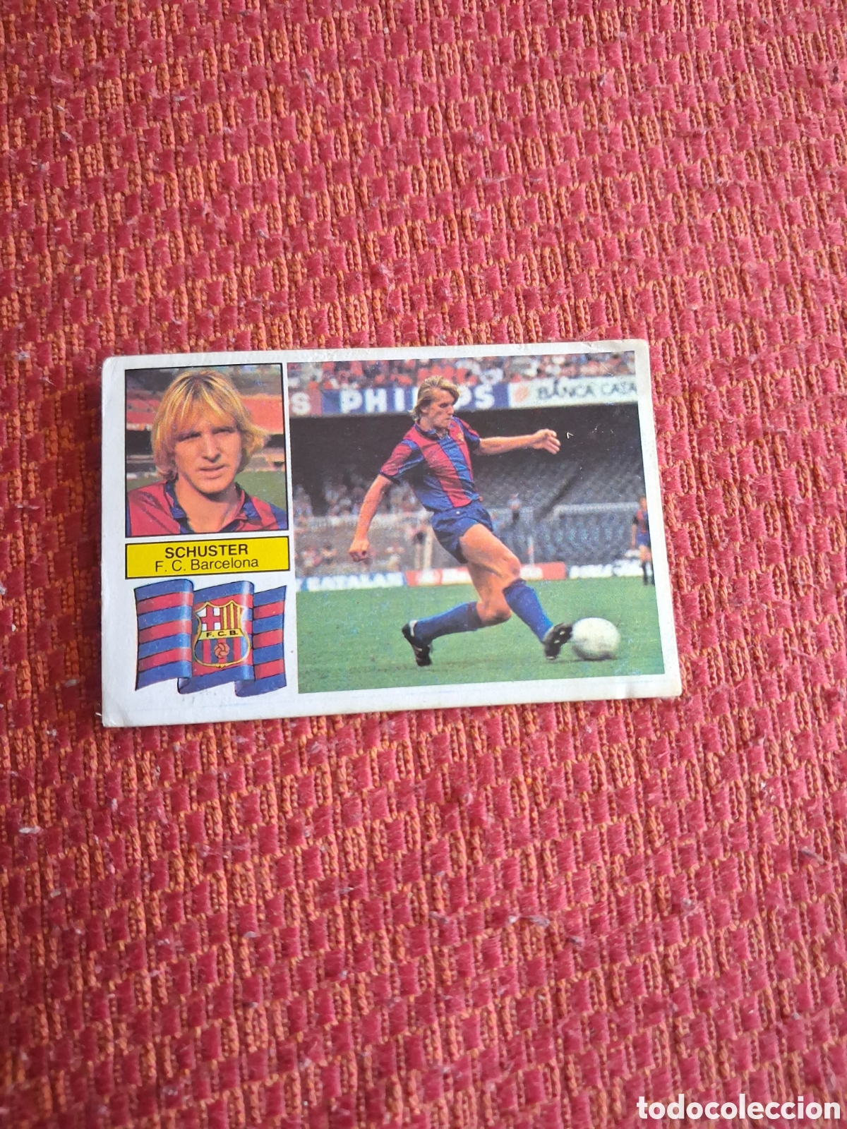 Cromos de f&uacute;tbol: Liga este 82 83 schuster del Barcelona recuperado del &aacute;lbum ver fotos