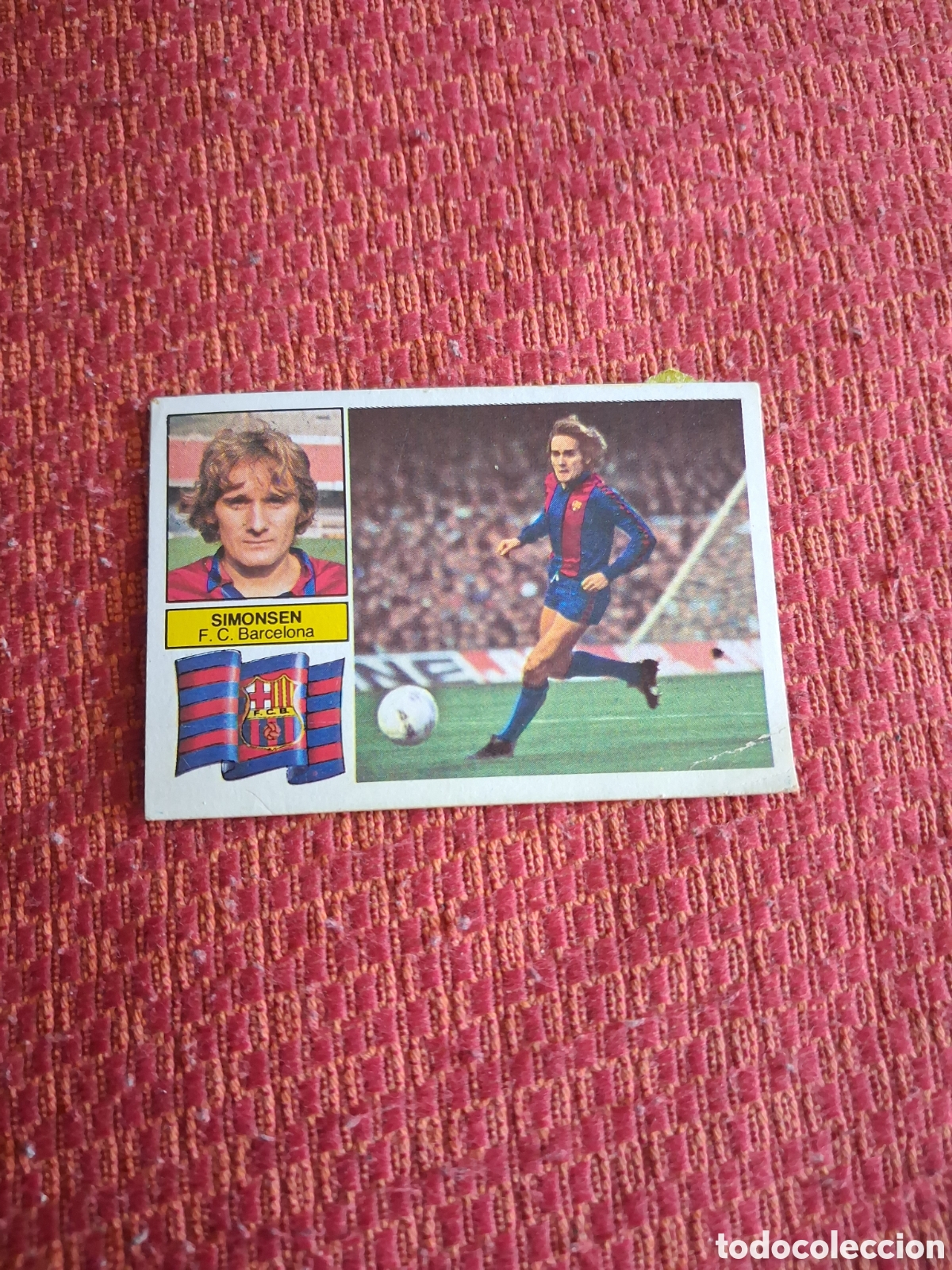 Cromos de f&uacute;tbol: Liga este 82 83 simonsen del Barcelona recuperado del &aacute;lbum ver fotos