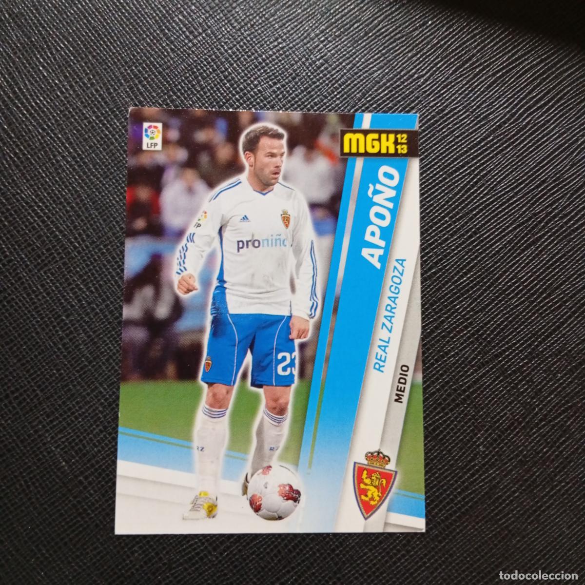 Cromos de f&uacute;tbol: 354 APO&Ntilde;O ZARAGOZA MEGACRACKS 2012 2013 CROMO 12 13 FUTBOL LIGA - A201 PG32