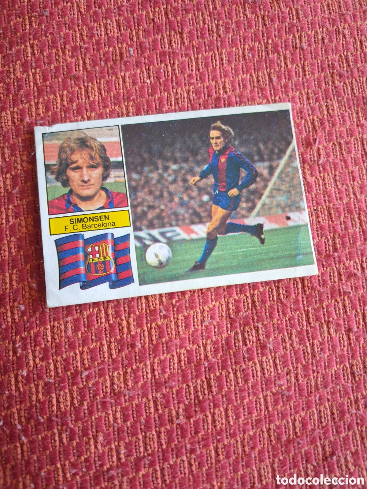 Cromos de f&uacute;tbol: Liga este 82 83 simonsen del Barcelona recuperado del &aacute;lbum ver fotos