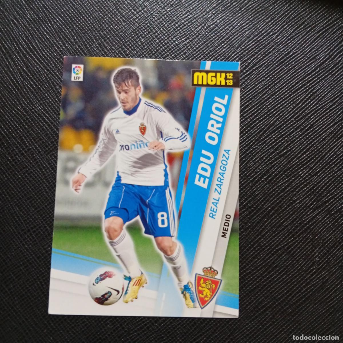 Cromos de f&uacute;tbol: 356 EDU ORIOL ZARAGOZA MEGACRACKS 2012 2013 CROMO 12 13 FUTBOL LIGA - A201 PG32