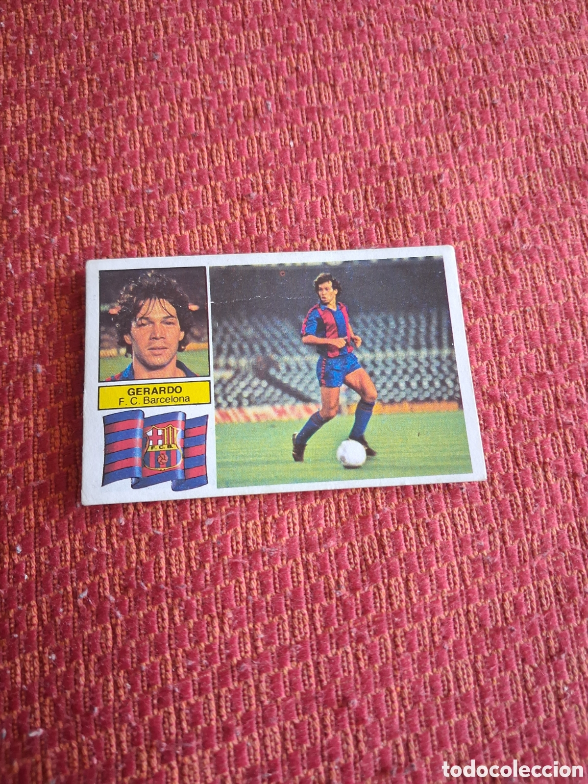 Cromos de f&uacute;tbol: Liga este 82 83 gerardo del Barcelona recuperado del &aacute;lbum ver fotos